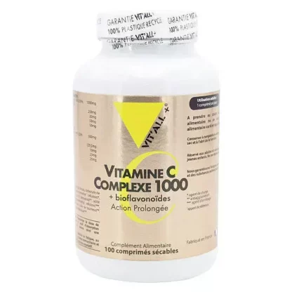 Vitamine C Complexe 1000 + Bioflavonoïdes - 100 Comprimés Sécables